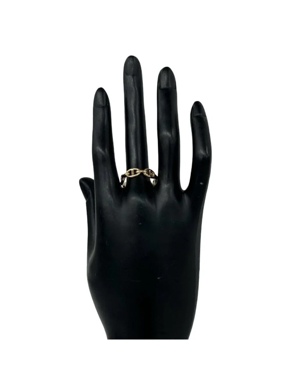 Hermes Enchainee 54 Pink Gold Ring